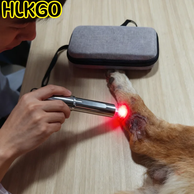 Wireless Rechargeable Infrared LED Flashlight for Convenient Pain Relief & Acne Treatment at Home