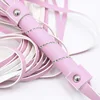 63CM PU Leather Training Horse Whips ,Rivet Reinforcement Handle Inlay Artificial Diamond,Submissive Riding Horse Whip 3