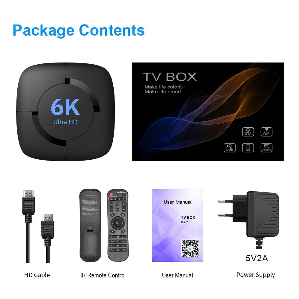 Smart Iptv Tv Box Android 10.0 6k Ultra Hd Cinema-level Picture Quality Wifi Quad Core 4g+64g Player Top Box Best - Set Top Box - AliExpress