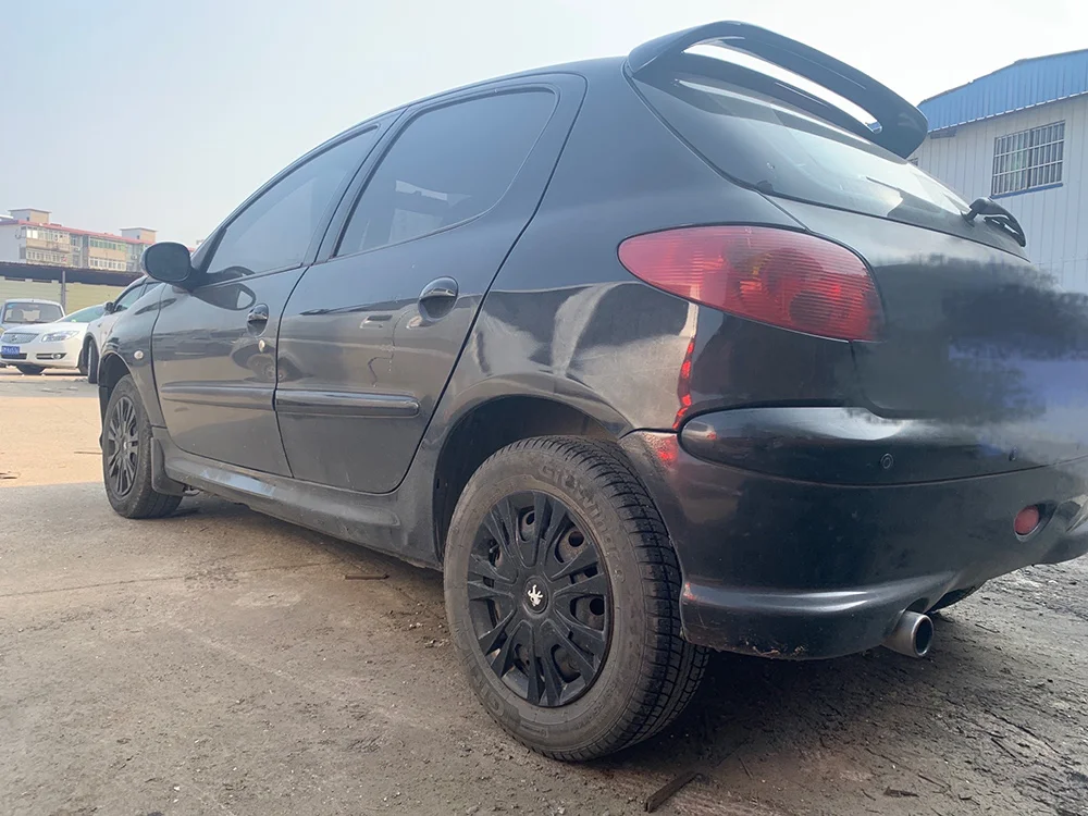 For Peugeot 206/207 Spoiler High Quality 2008 2009 2010 2011 2012 2013 Abs Material Car Rear Spoiler Primer Color Rear Spoiler