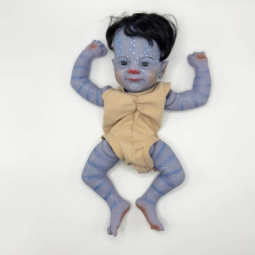 Bebe Reborn 인형 키트, 아바타 요정 삼림지대, 실물 같은 미완성 인형 부품, DIY 장난감, 19 인치