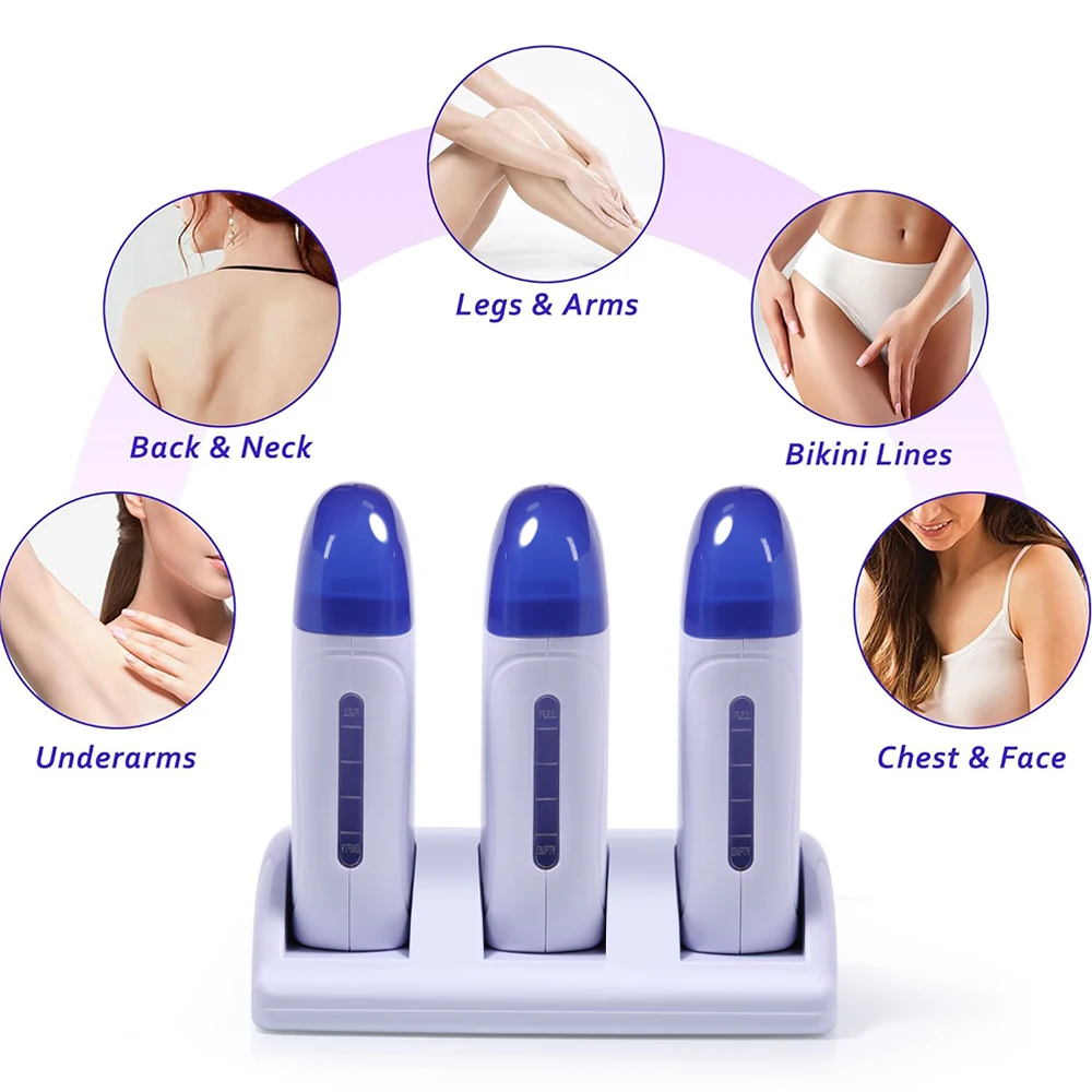 Electric Waxing Warmer for Hair Removal Portable Salon Hot Melt Hard Wax Warmer Home Wax Heaters Suitable For Both Men And Women 2