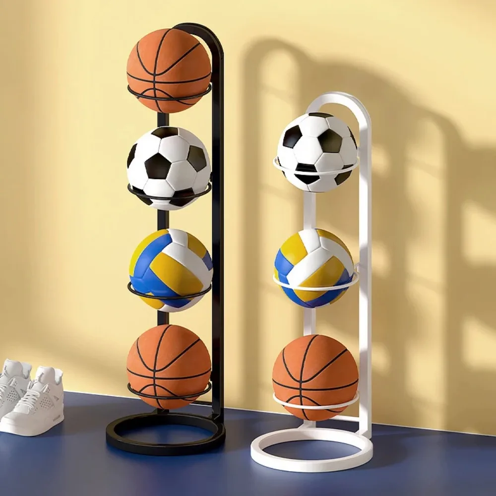 Indoor Children Basketball Football Volleyball Storage Rack for Kindergarten