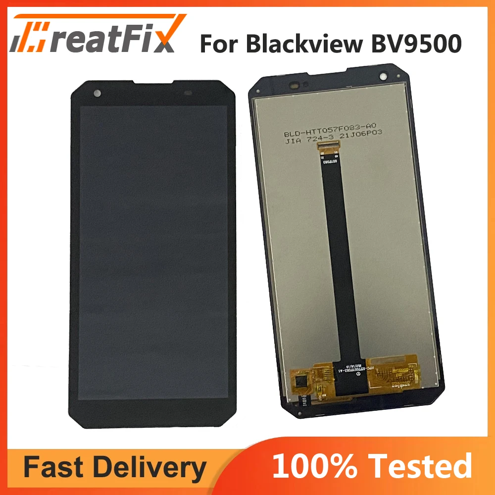 

For BLACKVIEW BV9500 LCD Display + Touch Screen Replacement 100% Tested Work Screen Blackview BV 9500 LCD Screen