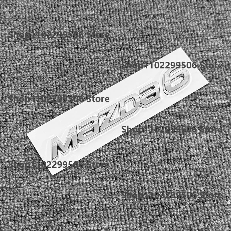 Sleek Black 3D Rear Trunk Emblem Badge Sticker