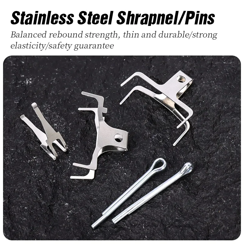 Borgen 2 Paires de Plaquettes de Frein vélo - Convient pour Juicy 3/5/7, Carbon, Ultimate - Semi-Métallique Compatible avec Les Plaquettes de Frein AVID BB7