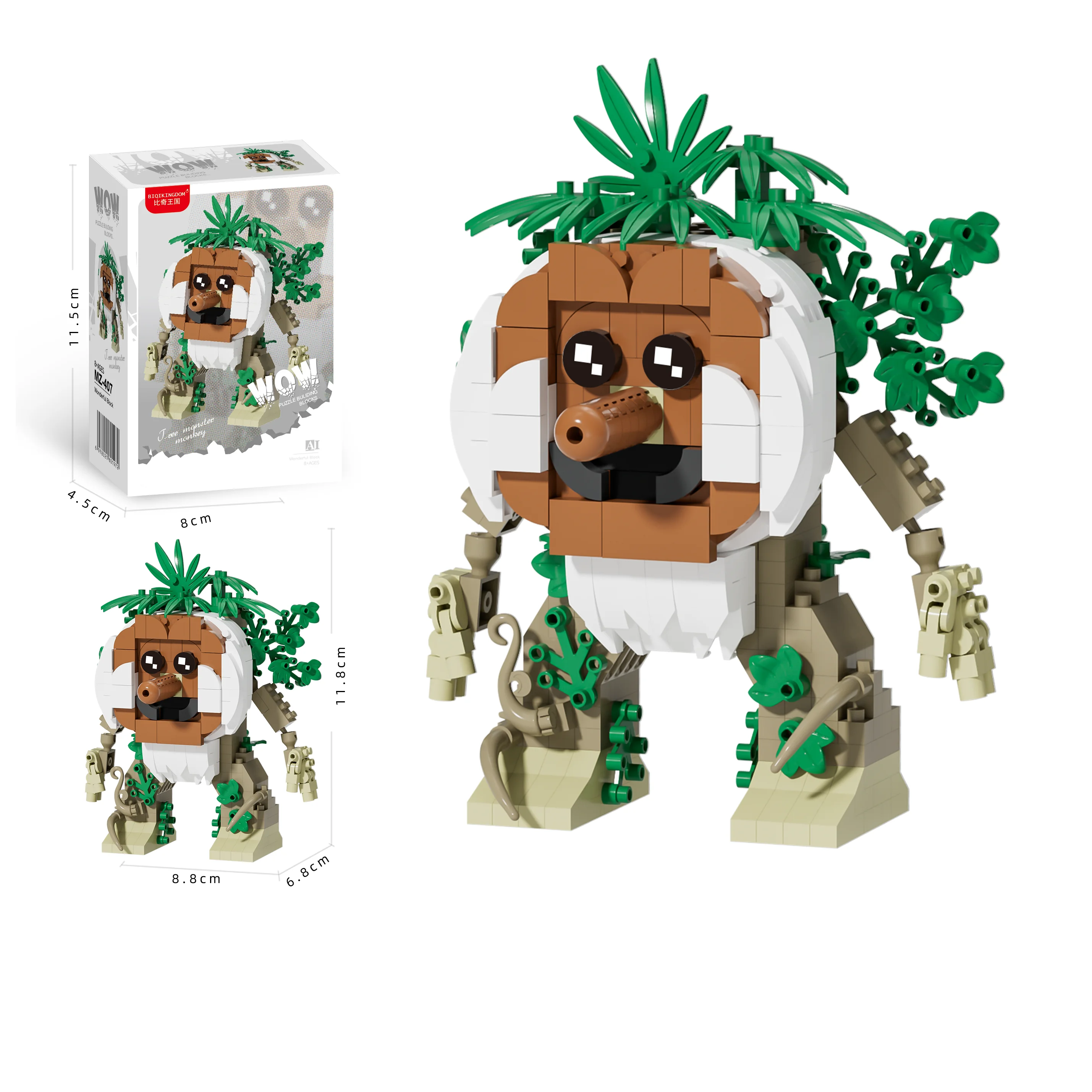 Brainrot Soundboard Building Blocks - Funny Cartoon Blocks