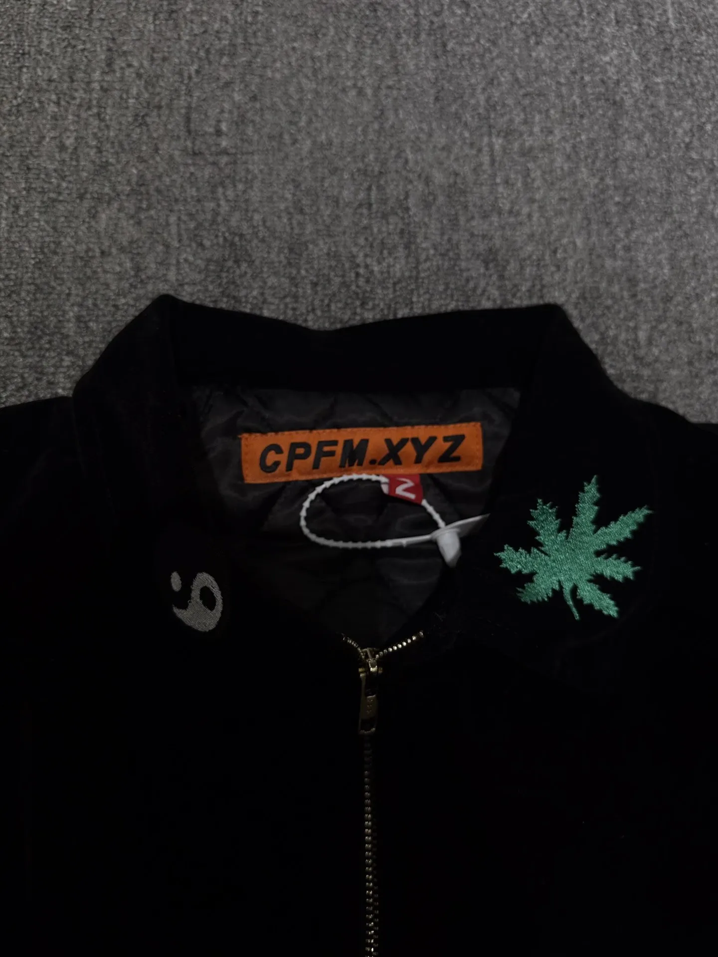 CPFM.XYZ too slow souvenir jacket Suede Heavy Industry Embroidered Souvenir Jackets and Jackets