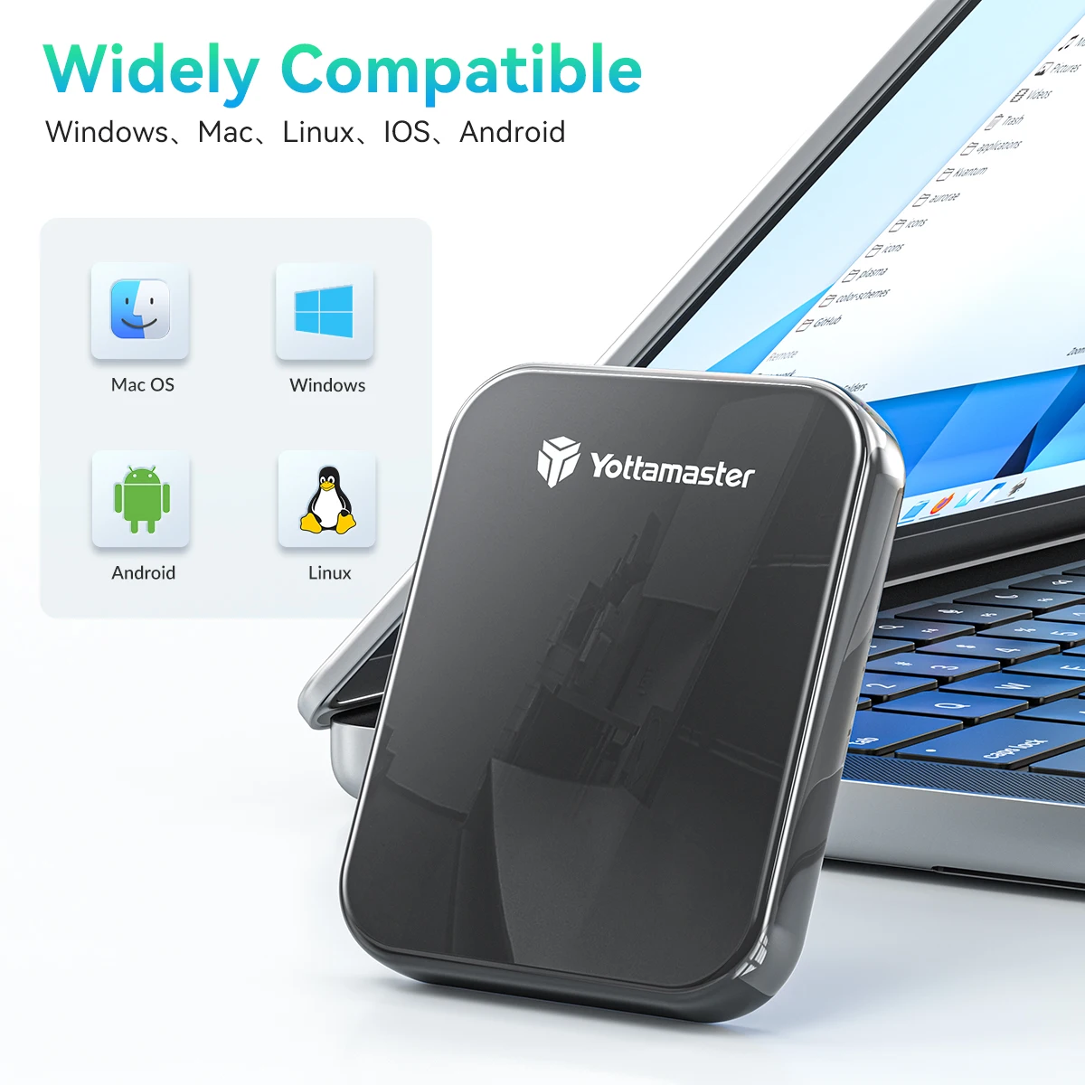 Yottamaster 20Gbps Portable SSD External Solid State Drive 2TB 1TB Hard Disk USB 3.2 Gen2 HD Type C 2000MB/s PSSD for PC Laptop