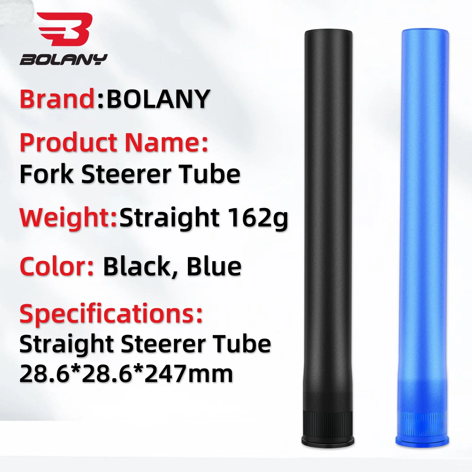 Mountain Bicycle Fork Head Tube Steering Tube Aluminum Alloy MTB Air Front Suspension Straight Tapered BOLANY Accessories