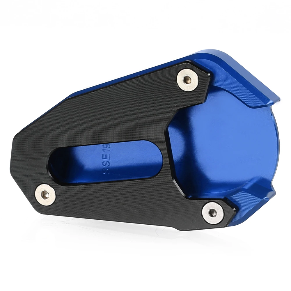 Motorcycle Kickstand Foot Extension Enlarger with Support Plate Pads