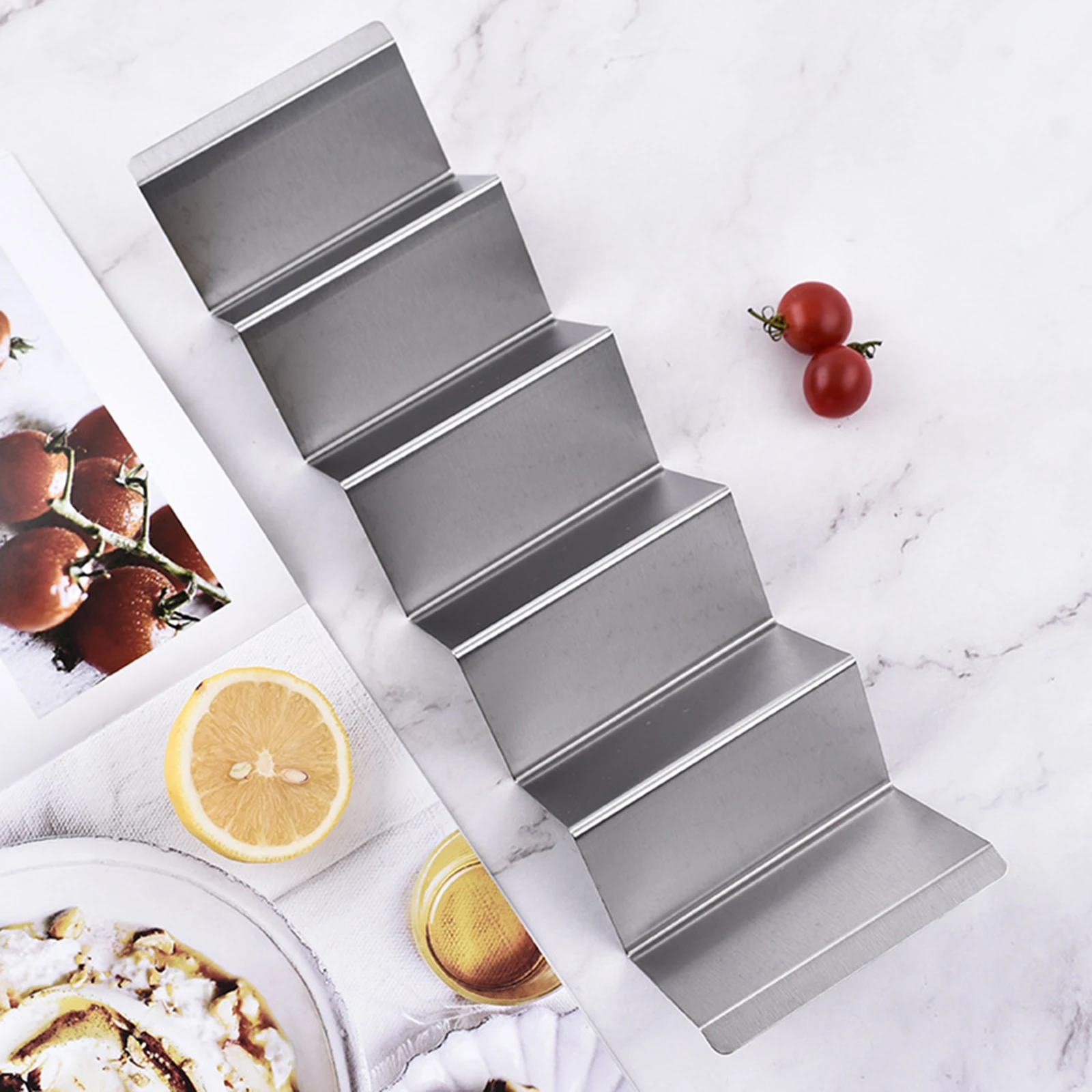 Taco Holder Stainless Steel Taco Rack for Bakery Cooking