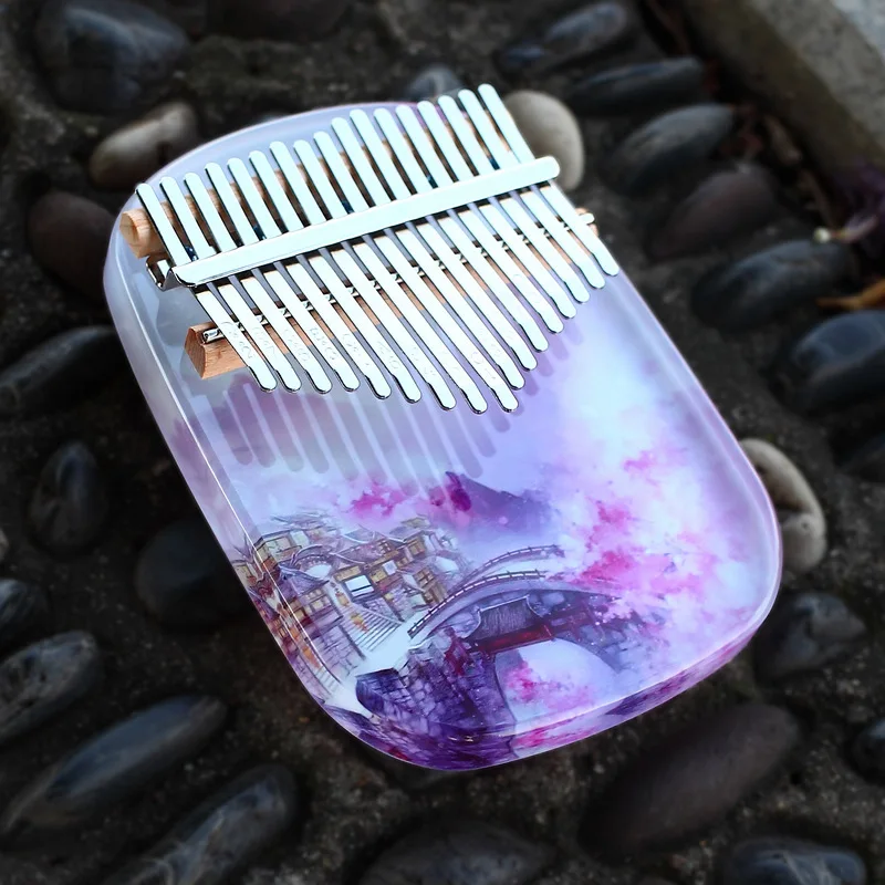 

Portable Piano Small Acrylic Xylophone Kalimba 17 Key 21 Gift Thumb Piano Kalimba Child Musical Instrument Musique Thumb Piano
