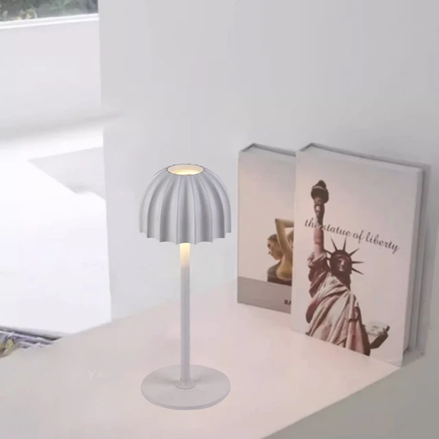 Usb Led Table Lamp Wireless Touch Bedside Table Adjustable Color Temperature Rechargeable Battery Powered Small Table Lamp 1