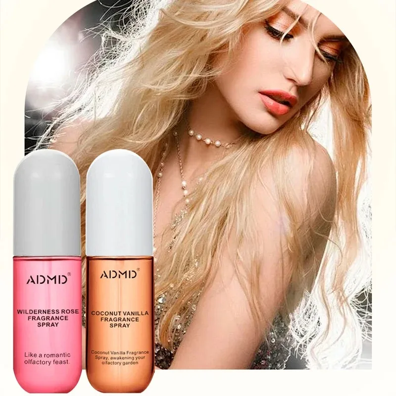 1PCS 2PCS Coconut Perfume Sprays – Dual-Use Hair & Body Freshener with Long-Lasting Aroma,Compact & Travel-Ready Fragrance Spray