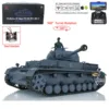 Henglong 1/16 7.0 Plastic FPV Panzer IV F2 RC Tank 3859 Steel Metal Gearbox 360 Rotating Infrared Battle TH17397-SMT7 1