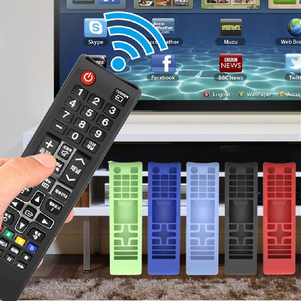 

Remote Control Cover for Samsung BN59 AA59 Series Smart TV Waterproof Washable Dustproof Silicone Protective Case