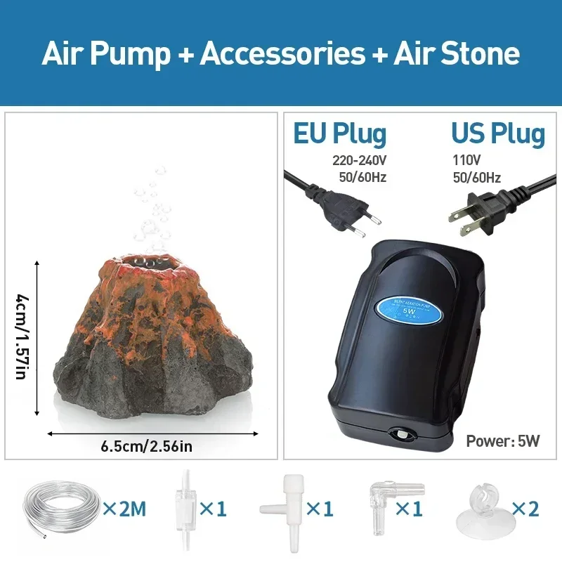 Silent Aquarium Air Pump | Quiet Oxygenation & Bubbles