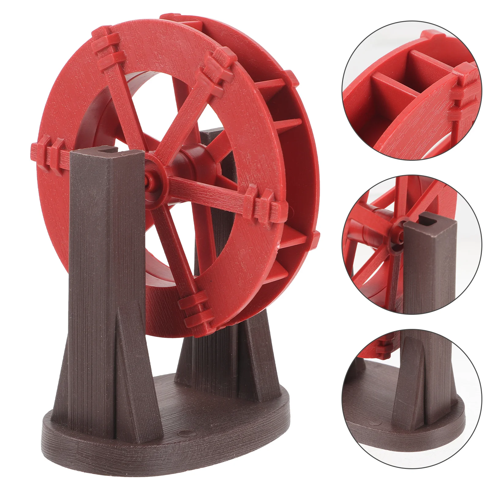 

Diy Rotating Water Wheel Tabletop Chinese Waterfall Replacement Fountain Wheel Pond Decoration