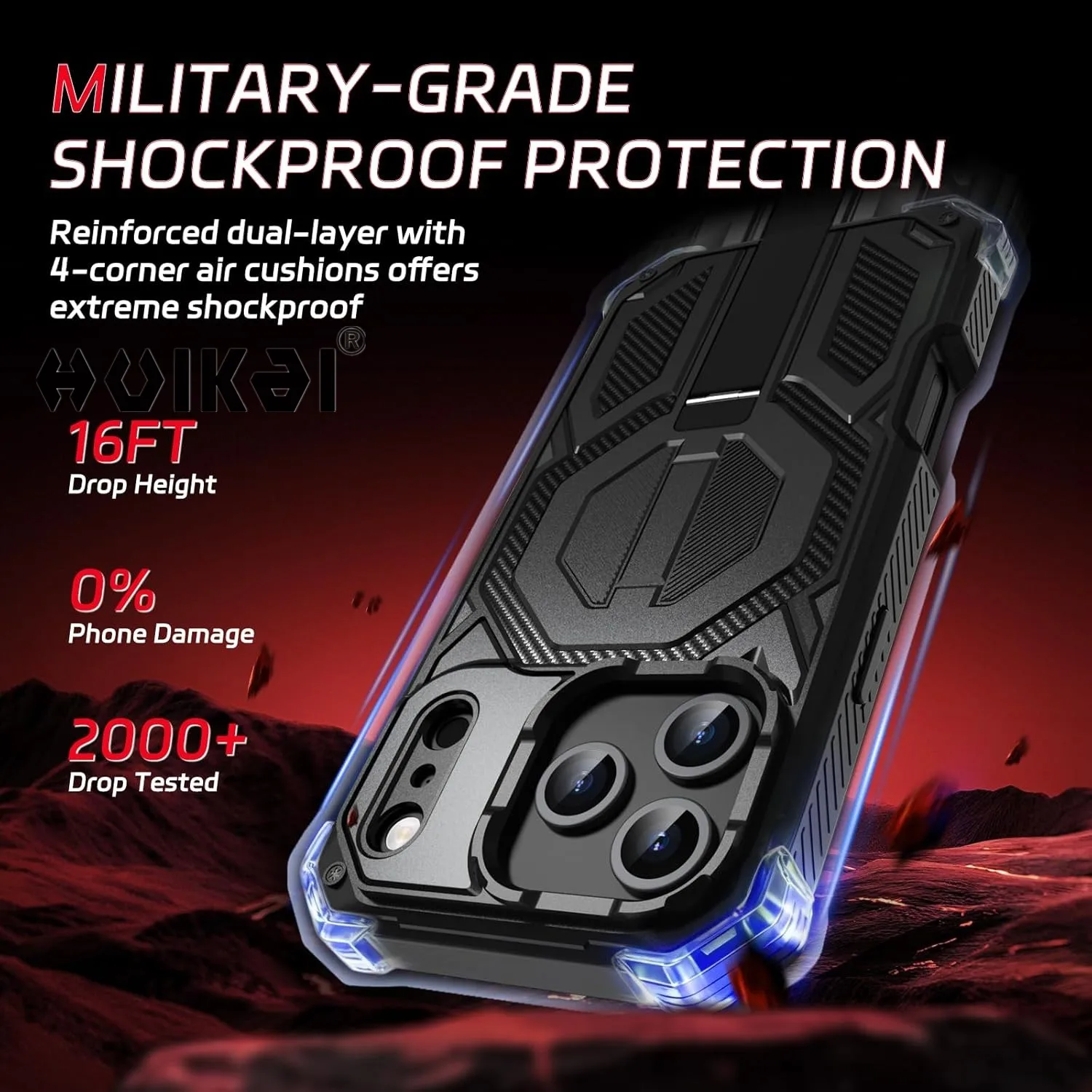 Magnetic Military-Grade Shockproof Protective Case