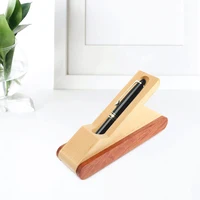 Wooden Pen Holder Pen Display Stand Pencil Holder Rack Gel Pen Ballpoint Pen Storage Acc Desk Organizer School Office Supplies 6