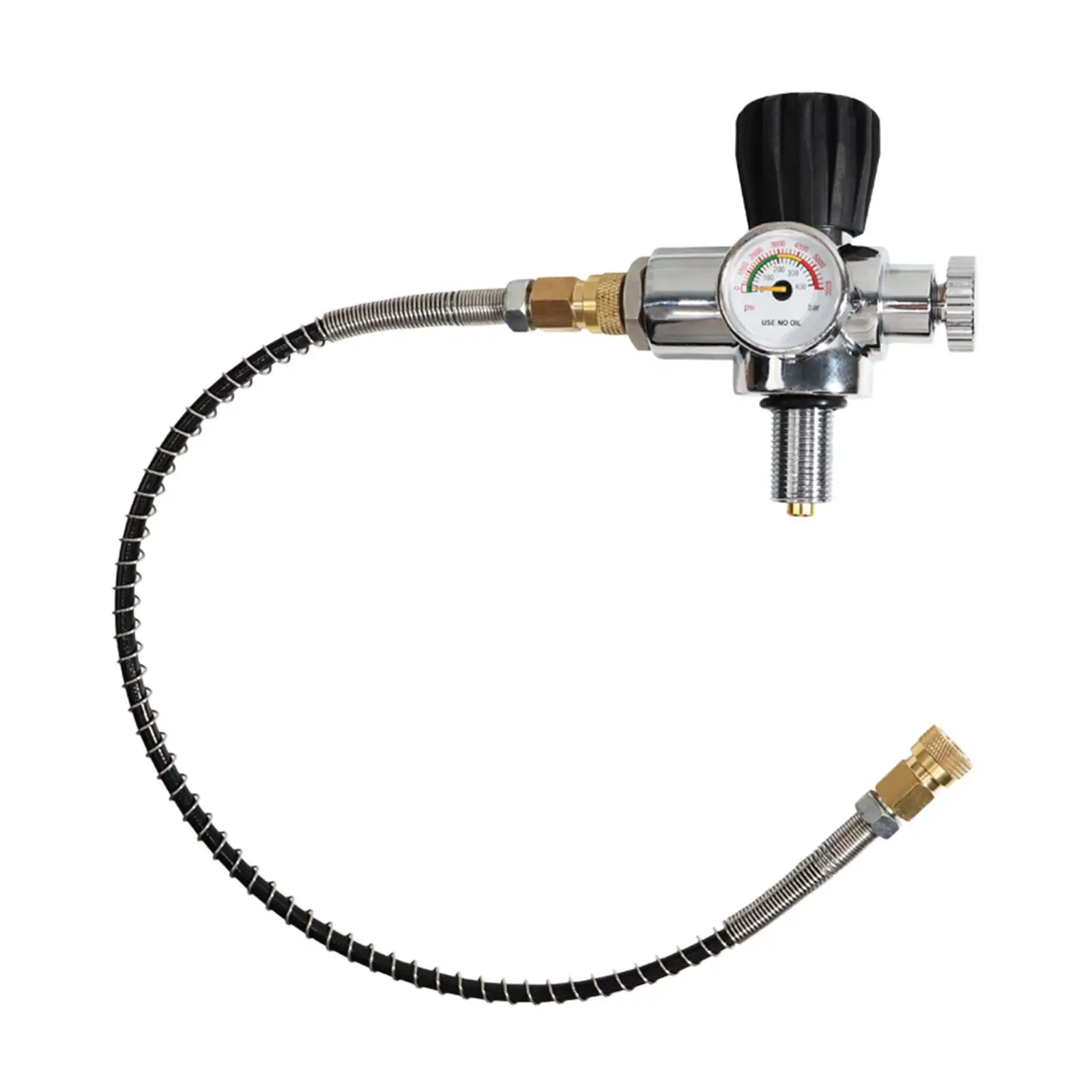 

Fill Station Charging Adaptor Multipurpose Durable W/Gauge Refill Adapter