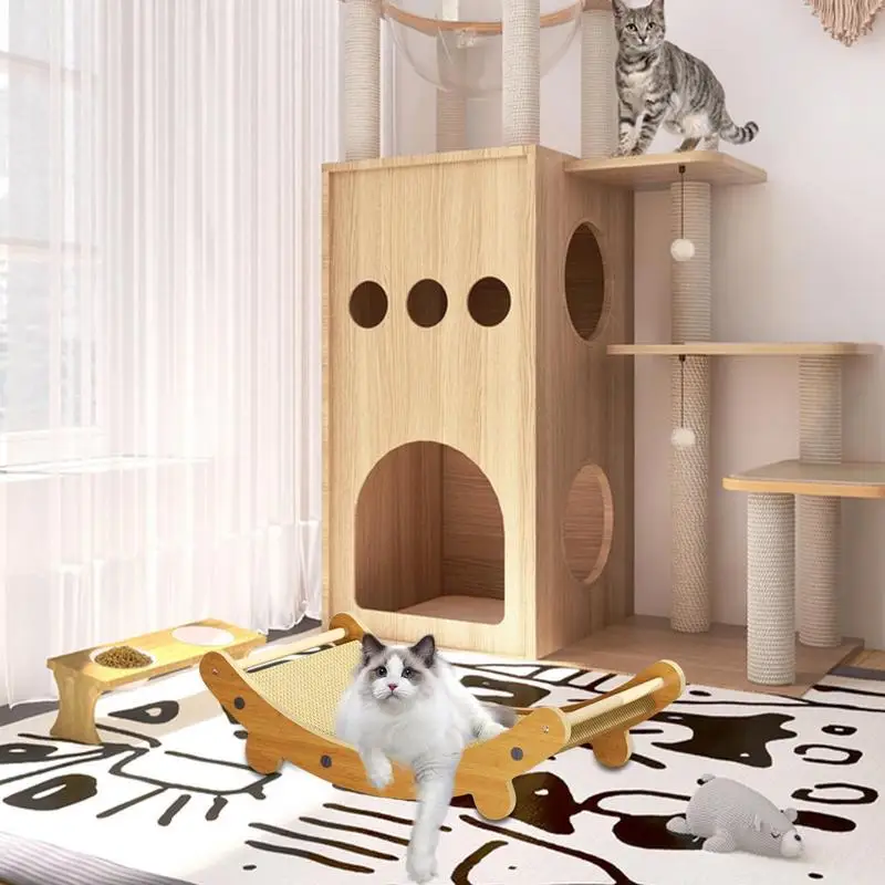 Когтеточка 3 в 1, картонная Когтеточка для кошек, прочная, для отдыха в мебели