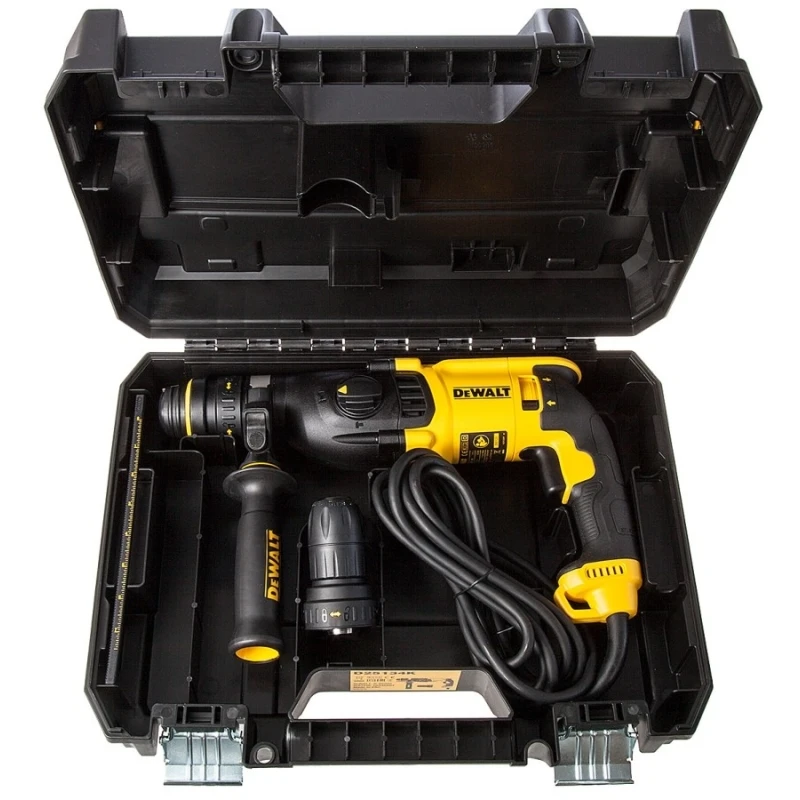 Перфоратор электрический DeWalt D25134K (Энергия удара 3Дж, тип патрона SDS+, реверс, от 0 до 5540 ударов в минуту)