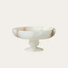 French Natural Onyx Fruit Bowl Vase Marble Tray Home Decoration 1