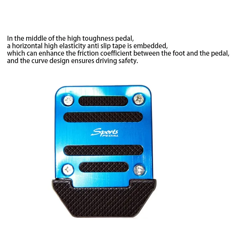 Pedale acceleratore automobilistico in lega di alluminio antiscivolo per W140 Mercedes Benz Opel Astra H Gtc Volvo V60 Amg Mercedes Accessori - Image 6