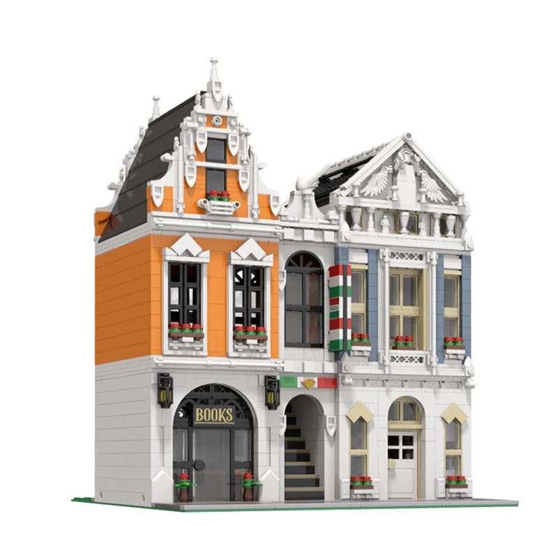 

1716 шт., строительные блоки Moc для детского дома