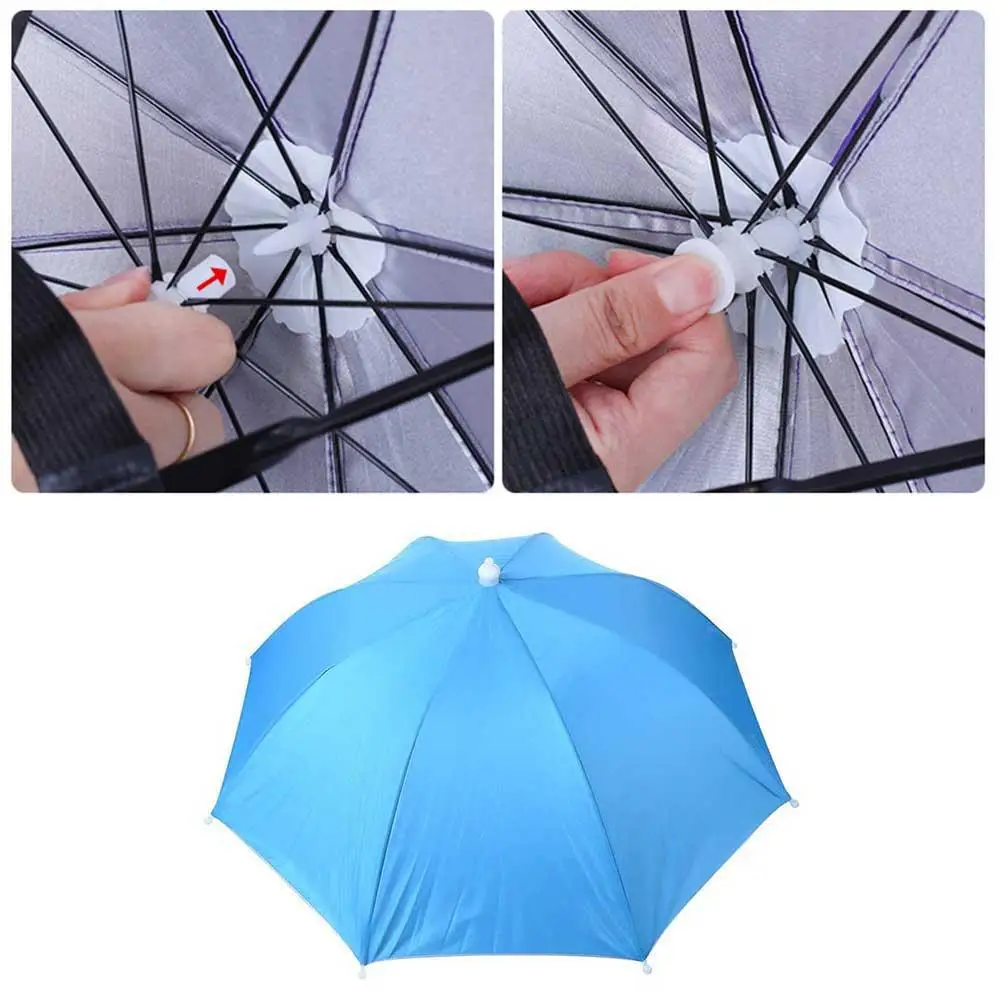 Przenośny parasol przeciwdeszczowy kapelusz składany odkryty Pesca parasol przeciwsłoneczny wodoodporny Camping wędkowanie nakrycia głowy plaża kapelusze na głowę akcesoria 5 Przenośny parasol przeciwdeszczowy kapelusz składany odkryty Pesca parasol przeciwsłoneczny wodoodporny Camping wędkowanie nakrycia głowy plaża kapelusze na głowę akcesoria 5