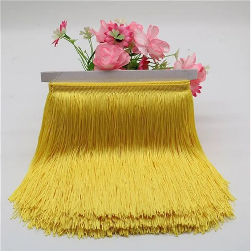 10/15/20/30cm Spitzenborte mit Quasten DIY Lateinamerikanisches Kleid Bühnenkleidung Zubehör Dekorative Quasten für Vorhänge Spitze – Detail 9