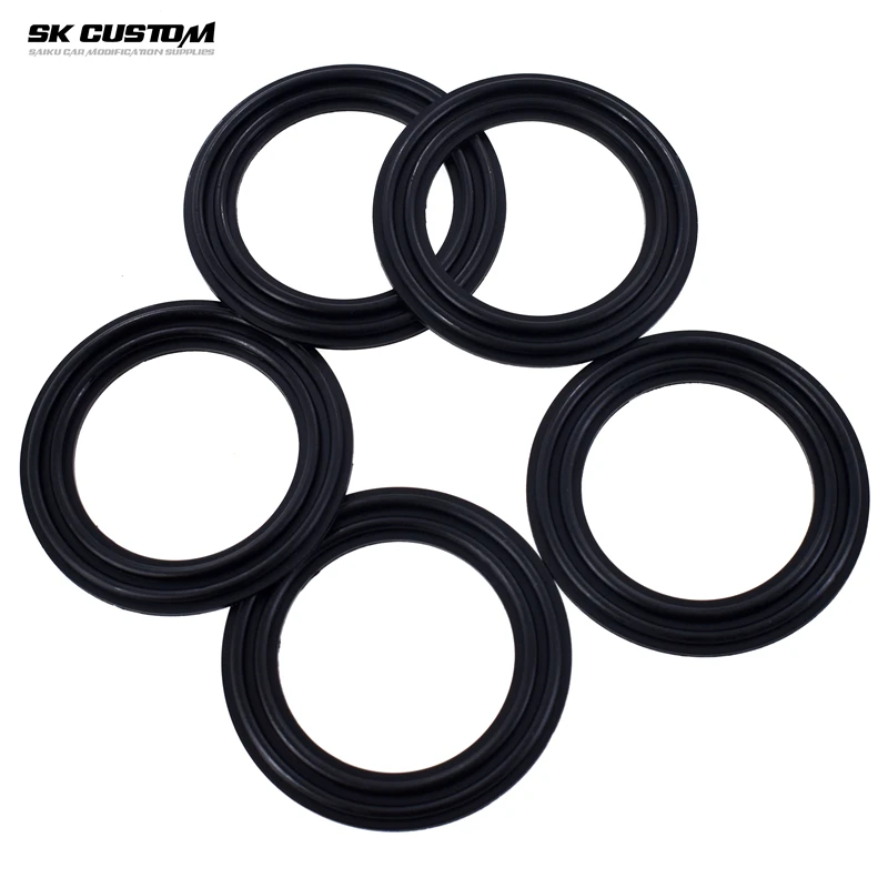 Oil Cooling Adapter O Ring Seal Gasket Rubber Spacer Oil Resistance Washer Round Shape Black Seals 5Pcs For SK Brand