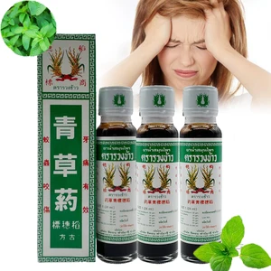 Herbal Mint Extracts Refreshing Oil For Headache Dizziness Medicinal Cooling Oil Pain Rheumatism Abdominal Pain Fengyoujing