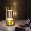 LED Cordless Table Lamps Retro Bar Metal Desk Lamp Rechargeable Touch Dimming Night Light Restaurant Bedroom Home Outdoor Decor 5