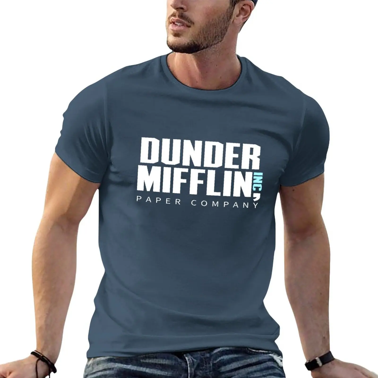 

dunder mifflin T-Shirt sweat shirts new edition plain black t shirts men