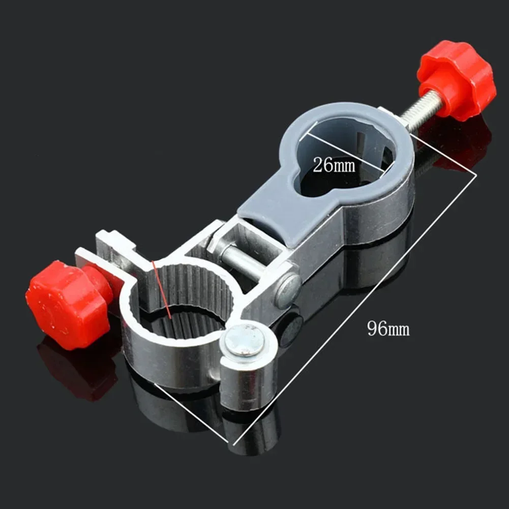 2PC Fixed Clip Brackets Mount Accessories Install Fishing Chair Umbrella Stand Universal Clamp Outdoor Aluminum Alloy Clamp Tool
