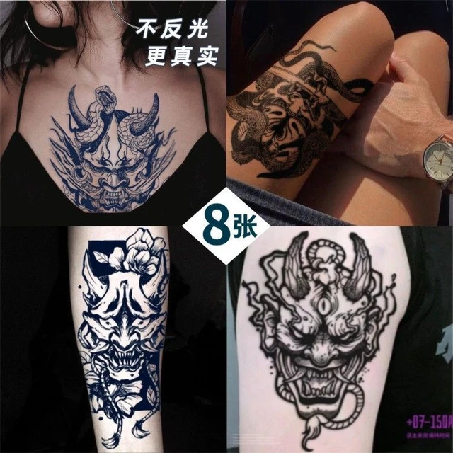 Mão duradoura volta tatuagem para mulher homens falso tatuagem à prova  dwaterproof água flor tatuagem adesivos moda braço tatuagem novas tatuagens  temporárias - AliExpress