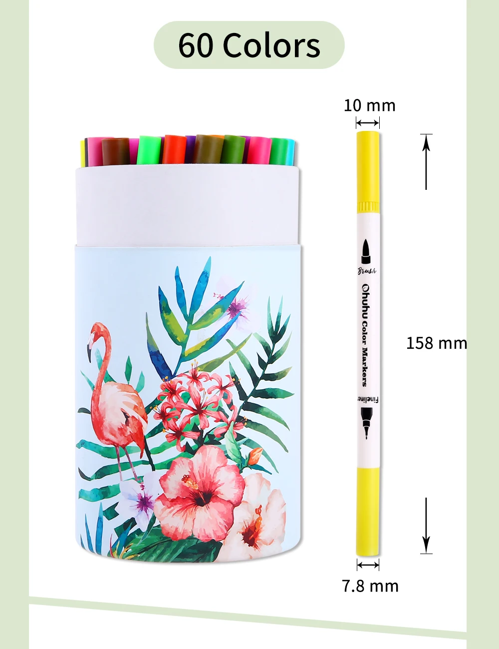 Ohuhu Dual-Tip Art Marker Set