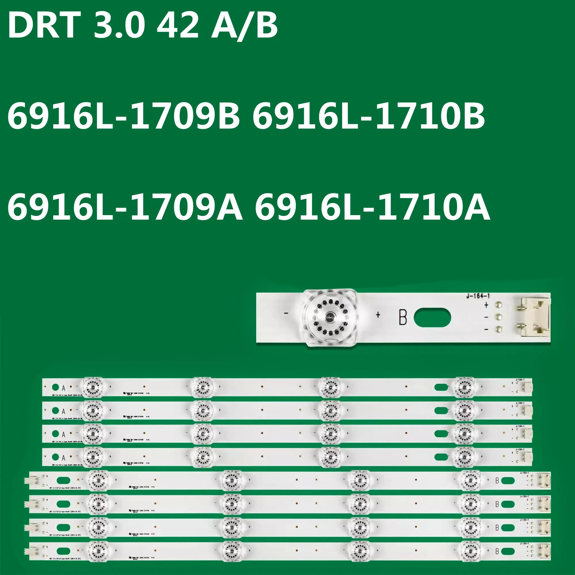 

Светодиодная лента для подсветки DRT 3,0 42 "6916L-1709B 1710B 42LF550V 42LF560V 42LF561V 42LF562V 42LF564V 42LF580V 42LF652V 42LF653V