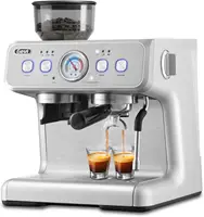 Machine 20 Bar With Grinder & Steam Wand – All in One Espresso Maker & Espresso Machine with Grinder for Home 1