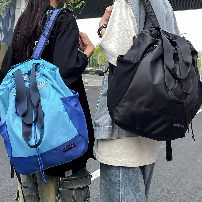 Lightweight folding backpack with large capacity, suitable for hiking, traveling, and outdoor adventures - adjustable shoulder s