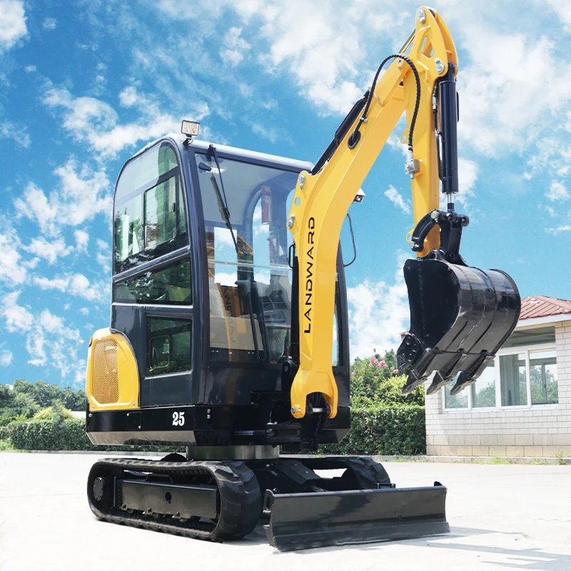 Agricultural Machinery Multifunctional Excavator Crawler 3 Ton Mini Excavator Crusher Mini Bagger Loose Soil For Sale