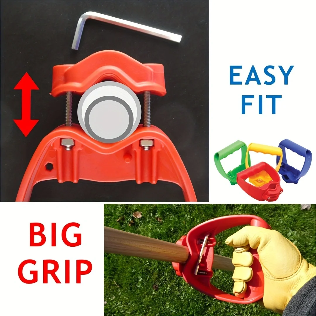 Labor-Saving Ergonomic Shovel Back-Saving Tool Handle Work with Garden Shovels Rakes, D Grip Ergonomic Handle Replacement 6