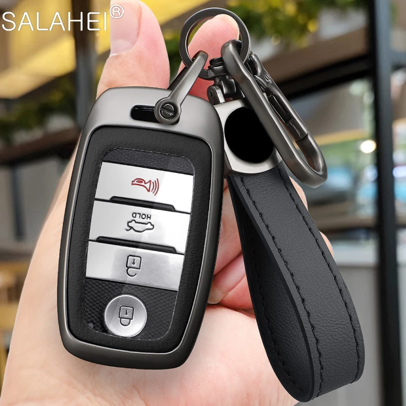 

Zinc Alloy Car Key Case Cover Shell For Kia Ceed Rio Rio5 Sportage R K3 KX3 K4 K5 Ceed Sorento Cerato Optima 2015 2016 2017