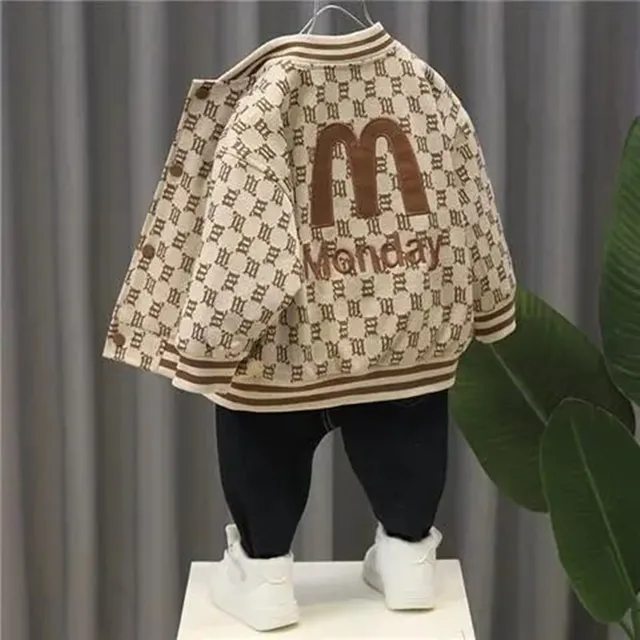 Frühling und Herbst Jungen Neue Baseball Mantel Baby Casual Kleidung kinder Coole Jacke_voghion.com