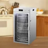 Commercial 20 Trays Touch Screen Food Dryer machine Household Stainless Steel Rotate Fruit and Vegetable Dehydrator 1