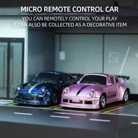 1/64 RC Four-wheel Mini Drift Car 2.4G Remote-controlled Car Desktop Toy 2