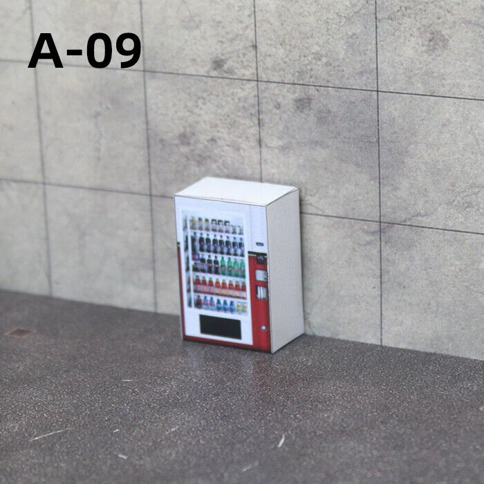 1/64 Scale Diorama Model Vending Machine Model Scene Display Props Vending Machine Scene Model Collection Toy Gift 5